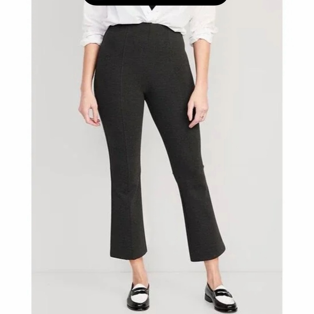 Old Navy high rise Stevie crop flare pants